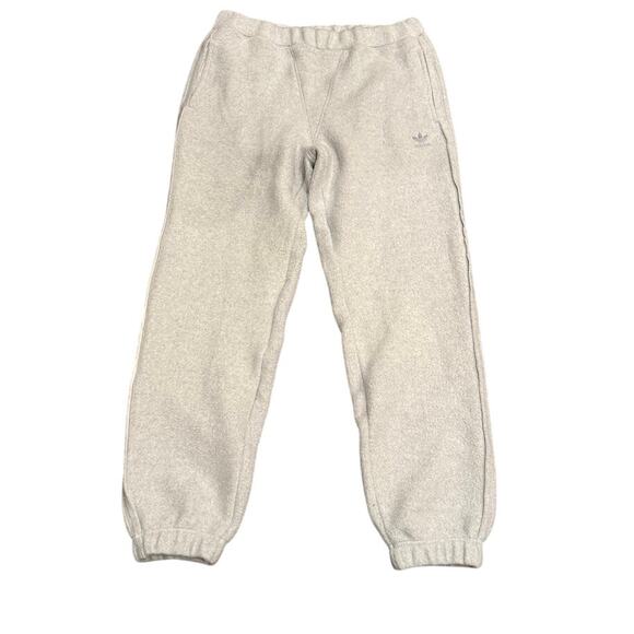 adidas Pants - NWT Adidas light gray women's pull on sweatpants Size Large loose fit tapered